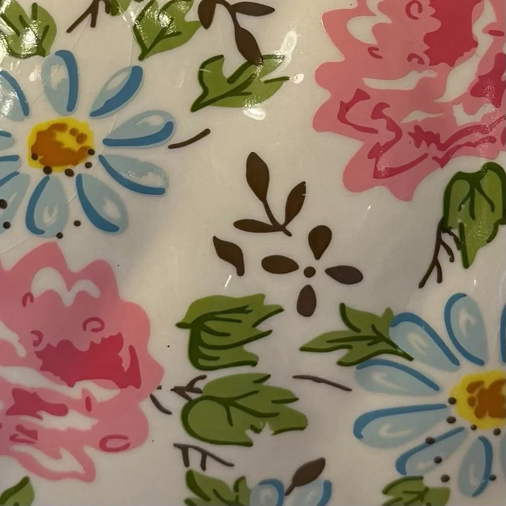 Purse Cookie Jar Floral Ceramic Handbag Storage Cottagecore Statement Decor